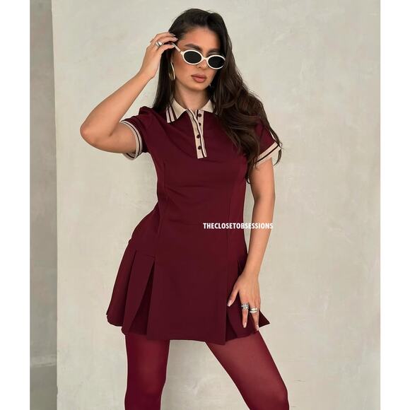 ZARA BLOGGER FAVE!!! Collared Short Dress NWT - Picture 4 of 16